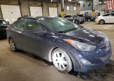 2013 Hyundai Elantra Gls from USA, damaged, VIN 5NPDH4AEXDH239981